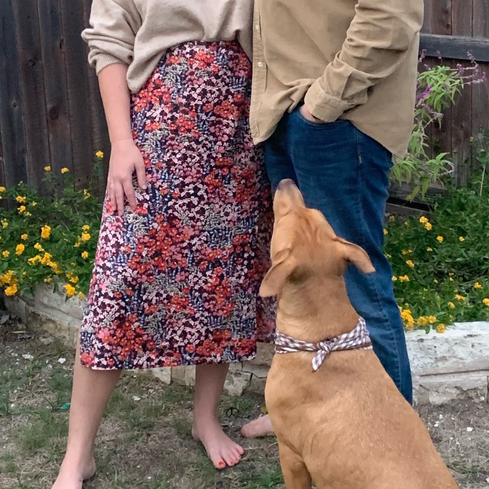 Floral midi